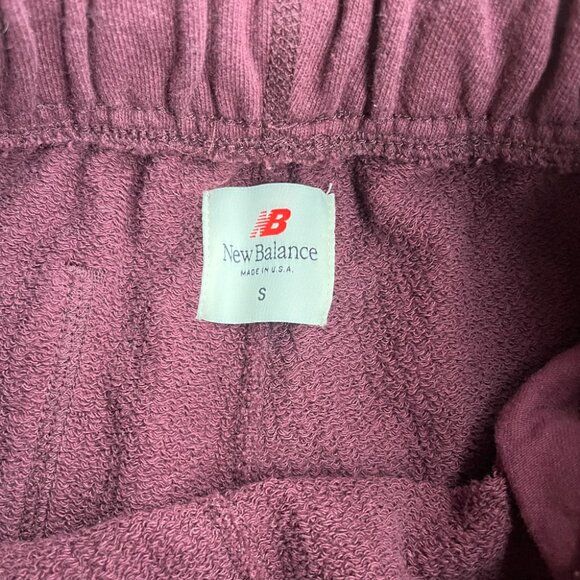 New Balance Made in USA sweatpants - Small - Burgundy - Picture 2 of 5